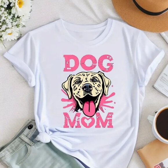 Other - Cute Dog Dog Mom T-Shirt, Dog Mom Life Shirt, Gift for Mother's Day